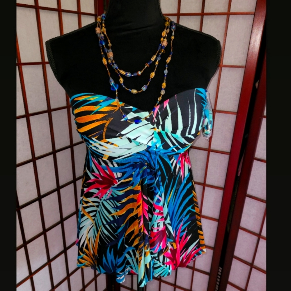 Swim Set S/M Halter w/straps